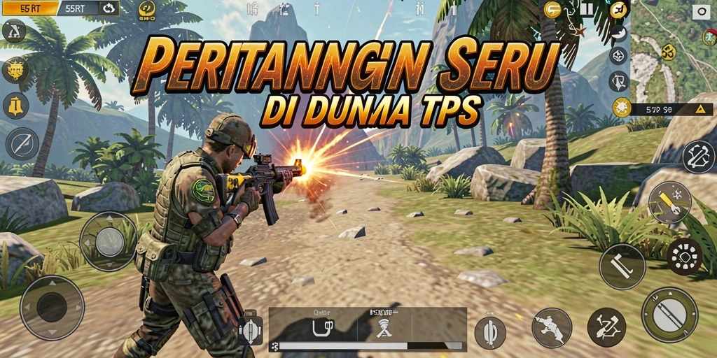 Tampilan menegangkan saat bertempur di <strong>55RT</strong> dengan aksi yang menonjol.