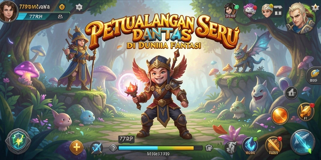 Gameplay 77RP yang menegangkan dengan petualangan seru.