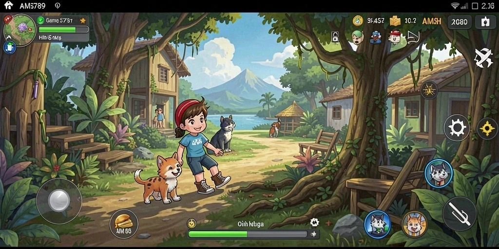 Screenshot gameplay AMS789 dengan tantangan seru.