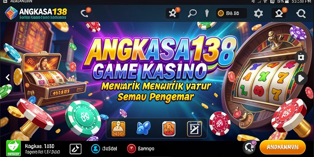 Tampilan gameplay menarik dari ANGKASA138 dengan fitur Kasino yang lengkap.