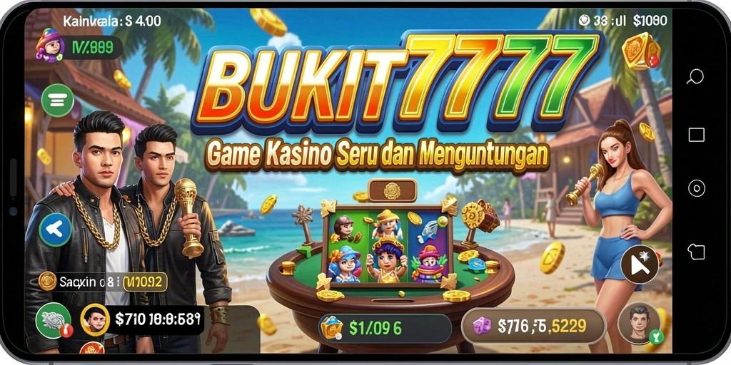 Screenshot BUKIT777 menampilkan gameplay Kasino yang mendebarkan.