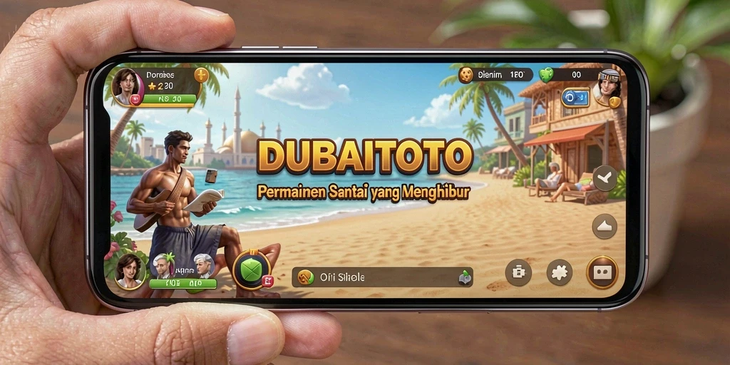 Tampilan gameplay DUBAITOTO yang ceria dan menghibur.