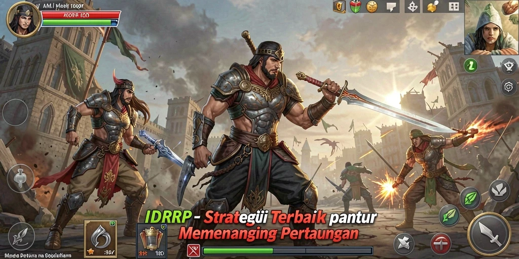 Screenshot IDRRP menunjukkan momen strategis dalam gameplay.