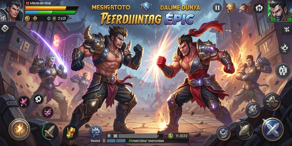 Tampilan aksi pertarungan seru di MESIRTOTO.