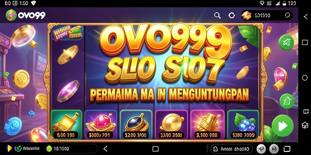 Screenshot gameplay OVO99 menampilkan mesin Slot yang memikat dan menyenangkan.