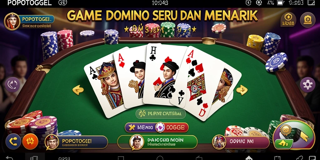 Tampilan gameplay seru dan interaktif dari POPOTOGEL.