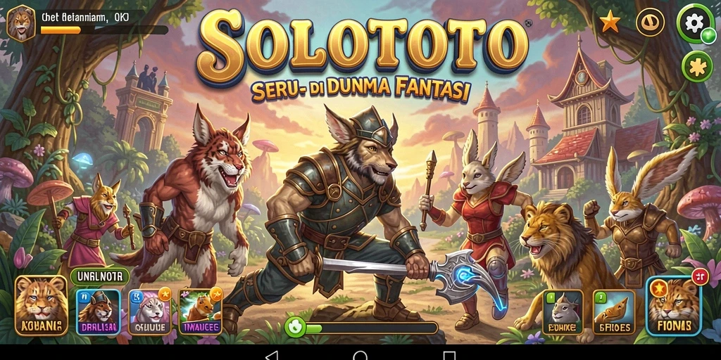 Gameplay seru di dunia petualangan SOLOTOTO dengan grafis menawan.