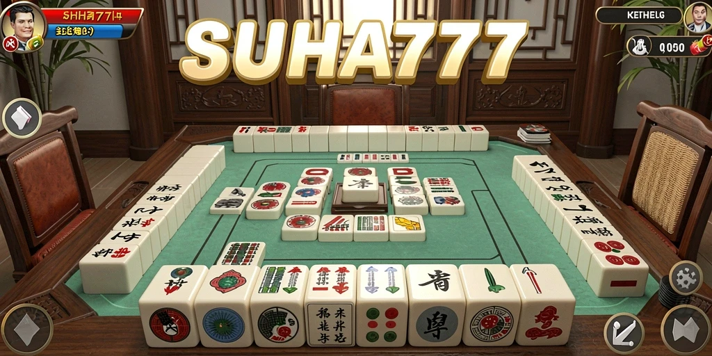 Tampilan gameplay menarik dari SUHU777, permainan Mahjong yang seru.