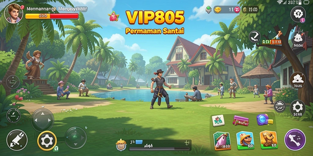 Screenshot utama VIP805 menampilkan gameplay seru dan interaktif.